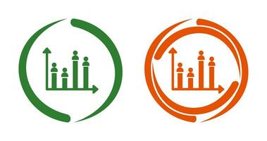 Candidate Graph Vector Icon