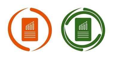 Unique Data Files Vector Icon