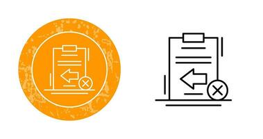 Return Failed Vector Icon