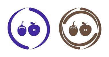 Fruits and VVegetables Vector Icon