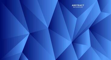 Abstract blue polygonal background vector