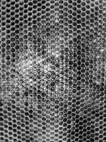 La estructura hexagonal abstracta es un panal de abejas de la colmena. foto