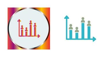 Candidate Graph Vector Icon