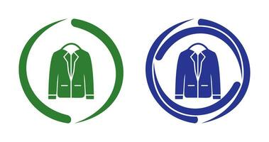 icono de vector de chaqueta elegante