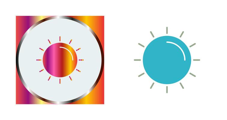 Sun Vector Icon