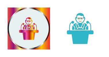 Unique Lecture Vector Icon