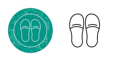 Slippers Vector Icon