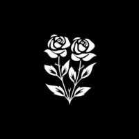 rosas - minimalista y plano logo - vector ilustración