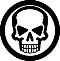 Death - Black and White Isolated Icon - Vector illustration