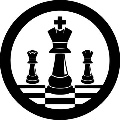 Premium Vector  Black chess piece pawn with highlights on a white