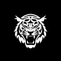 tigre, minimalista y sencillo silueta - vector ilustración