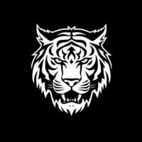 tigre, minimalista y sencillo silueta - vector ilustración