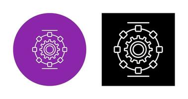 Automated Process Vector Icon