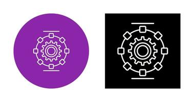 Automated Process Vector Icon