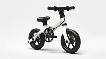 Displaying a 3D miniature Folding Bike. Generative AI photo