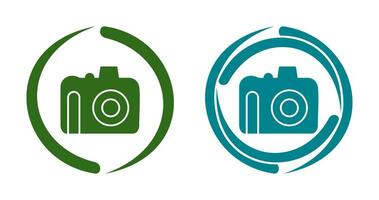 Unique DSLR Camera Vector Icon