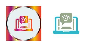 E Learning Vector Icon