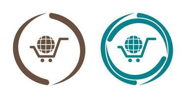 Global Shopping Vector Icon