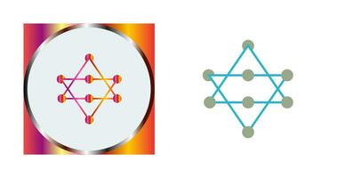 Unique Networks Vector Icon