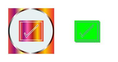 Checkbox Vector Icon