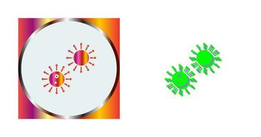 Unique Virus Vector Icon