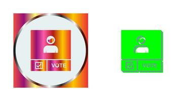 Candidate Banner Vector Icon