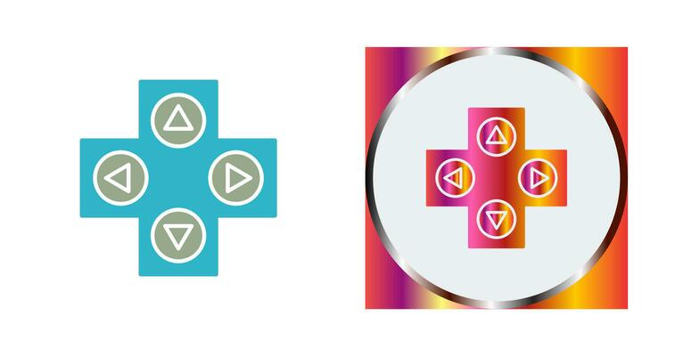 Unique Gaming Control Vector Icon