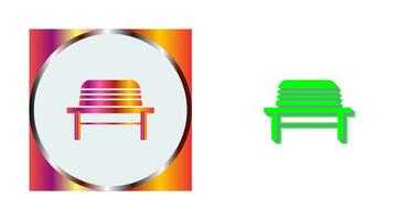 Garden Bench Vector Icon