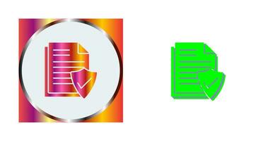 Valid Document Vector Icon