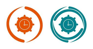 Time Settings Vector Icon