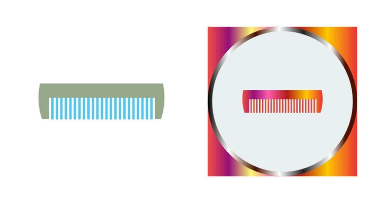 Comb Vector Icon