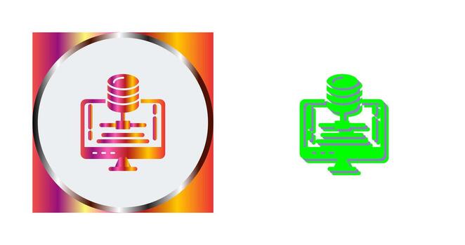 icono de vector de servidor