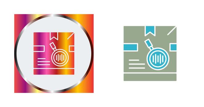 Tracking Code Vector Icon