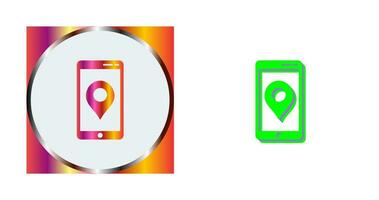 Unique GPS Service Vector Icon