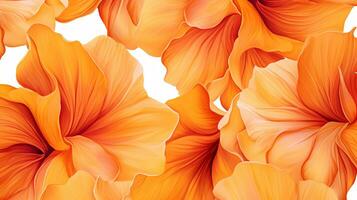 Canna Lily flower patterned background. Flower texture background. Generative AI photo
