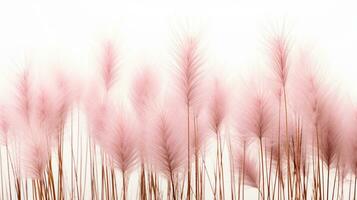 Fountain Grass flower patterned background. Flower texture background. Generative AI photo