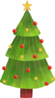 arbol de navidad acuarela png