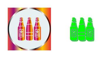 Beer Bottles Vector Icon