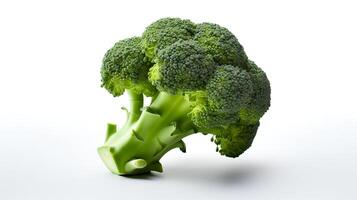Photo of Broccoli isolated on white background.