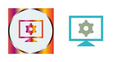 Computer Settings Vector Icon