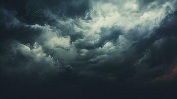 resumen antecedentes de tormenta nubes . generativo ai foto