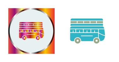 Double Bus Vector Icon