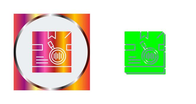 icono de vector de código de seguimiento