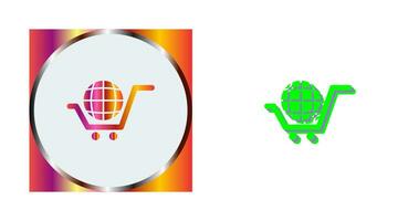 Global Shopping Vector Icon