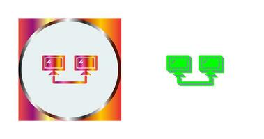 Connected Systems Vector Icon