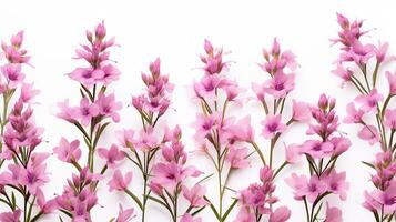 Fireweed flower patterned background. Flower texture background. Generative AI photo