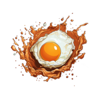 Egg Pop, Egg Pop Png, Egg Pop Clipart, Transparent Background, AI Generative png