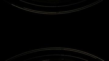 Abstract luxury curved lines wave animation wavy lines with copy space on black background video