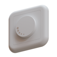 Dimmer Switch 3D Illustration png