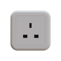 Power Socket 3D Illustration png